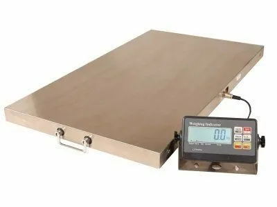 Veterinary weighing platform supplied by Fisher Scales Norfolk