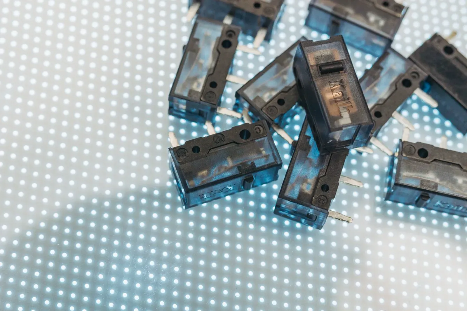 Small electronic components ready to be counted by weight Fisher Scales Norfolk